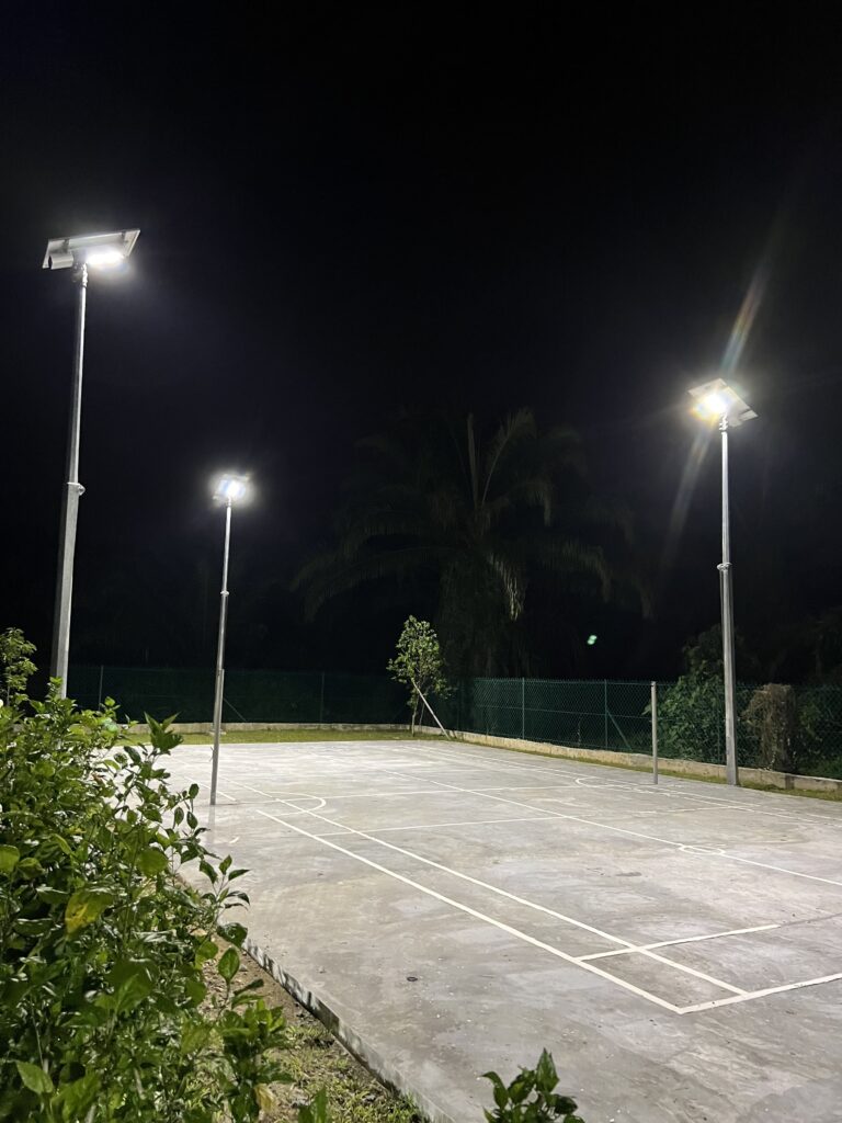 Night Time Lighting at Sports Court